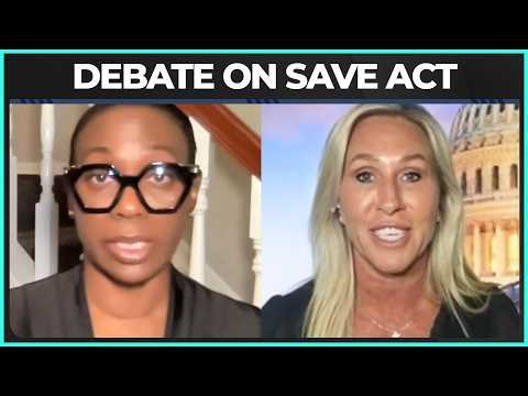 Nina Turner, Marjorie Greene Debate SAVE Act