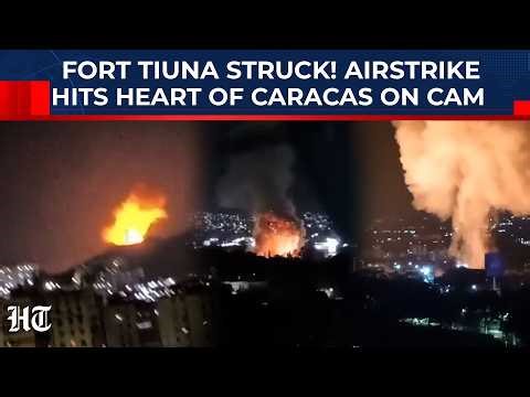Venezuela Under Attack: Airstrike Slams Into Caracas Near Tiuna; Blast Plunges City Into Darkness