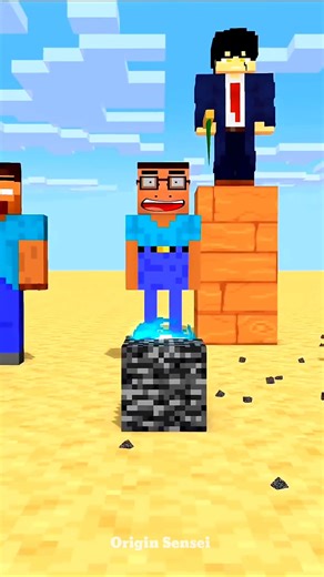 Can Luffy & Herobrine Escape The Giant Rock? 😨