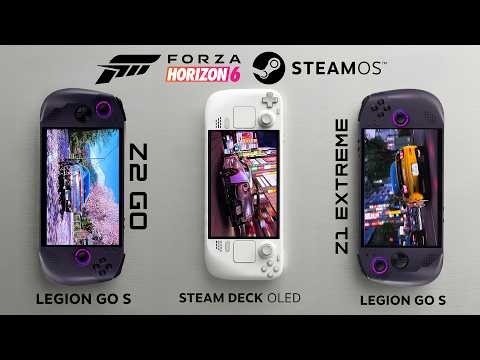 Forza Horizon 6 on SteamOS: Steam Deck vs Z2 Go vs Z1 Extreme Test!