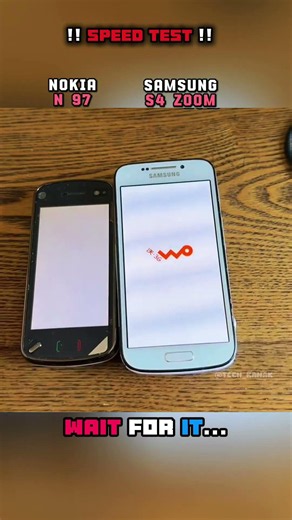 ⚡🫠 NOKIA N97 VS SAMSUNG S4 ZOOM SPEED TEST!! 🚀