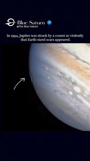 A shattered comet hit Jupiter piece by piece, creating explosions larger than Earth.