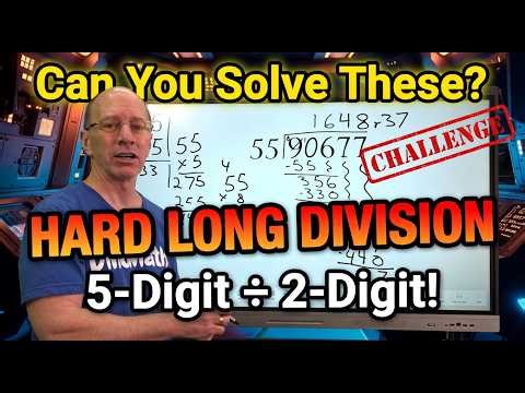 Can You Solve This Hard Long Division Problem? 5-Digit ÷ 2-Digit!