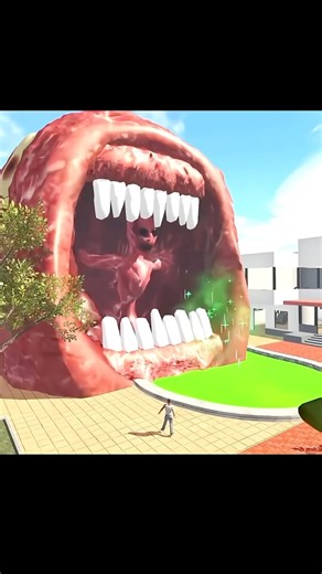 Mega Train Eater 🤪 #franklin #gta #indainbikedriving3d