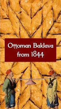 Baking Baklava from the Ottoman Empire