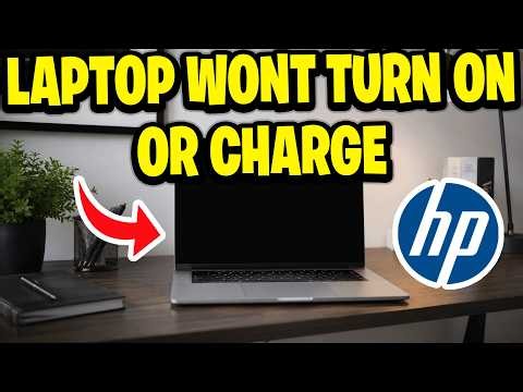 HP Laptop Won't Turn On or Charge? Fix!