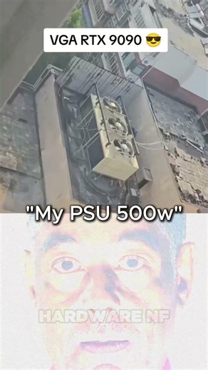 “My PSU 500w💀” #pcgaming #benchmark #rtx5050 #gtx1080ti