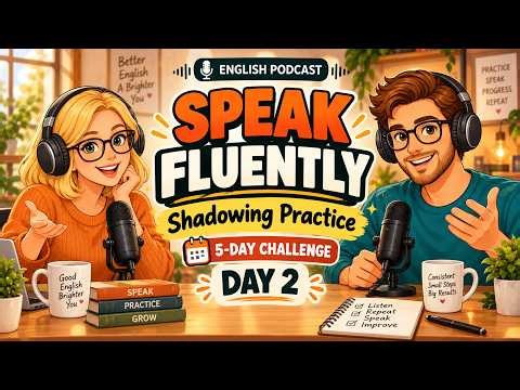 Shadowing English Speaking Practice | 5-Day English Speaking Challenge | Learn English
