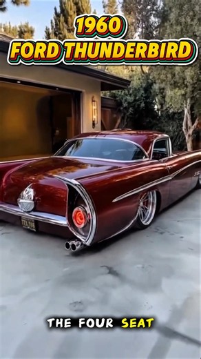The Winged Wonder: Lonnie Gilbertson’s Stunning ’60 Thunderbird Redefines Jet-Age Cool