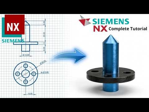 Siemens NX From Zero | How to use Circular Pattern - Beginner Step-by-Step Modeling Tutorial #04