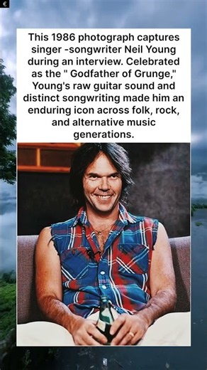 Neil Young in 1986 🎸 The “Godfather of Grunge” Who Inspired Generations!