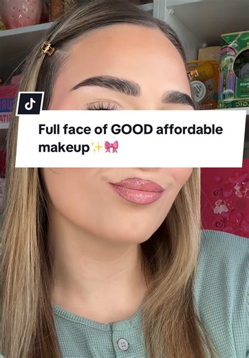 Full face of GOOD affordable makeup✨ easy step by step🎀 #fullfacemakeup #easymakeuptutorials #affordablemakeup #fullface #makeuptutorials