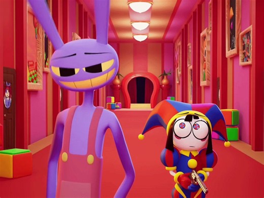 Why was Pomni lowkey eye-fucking her?? True love right there, she out here checking out Jax's nonexistent ass. #tadc #theamazingdigitalcircus
