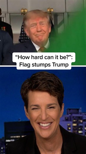 'How hard can it be?': Flag stumps Trump