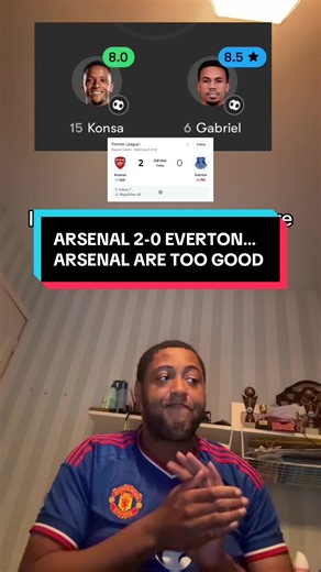 ARSENAL 2-0 EVERTON HIGHLIGHTS #arsenal #everton #gabriel #konsa #arsenalfc