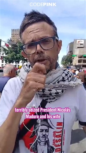 From the streets of Caracas, Chris Gilbert shares the resilience and steadfastness of Venezuelans who reject the US violation of their sovereignty. U.S. HANDS OFF VENEZUELA! | CODEPINK: Women For Peace