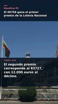 Lotería Nacional: premios y localidades del sorteo del 24 de octubre
