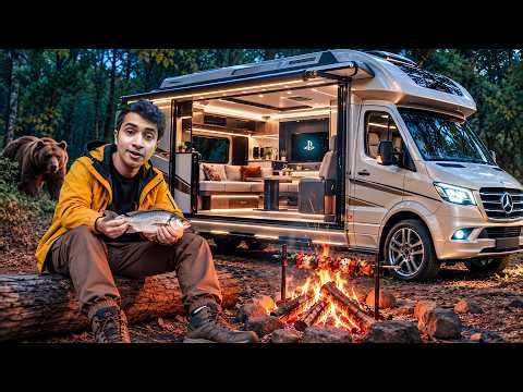 I Tried Luxury Van Camping In Jungle!