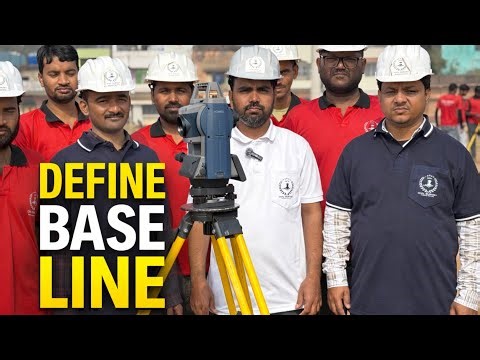 Define Base Line in Total Station 🔥 | Sokkia Practical Hindi | Complete Survey Training