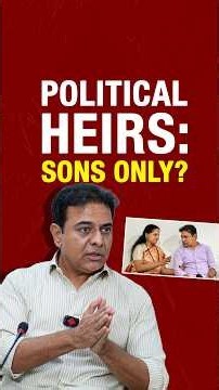 Exclusive: KTR on Sons, Daughters and the Politics of Dynastic Succession?| Idea Exchange
