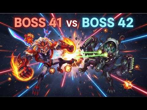 Space Shooter: Galaxy Attack | Boss 41 vs Boss 42 Gameplay (Full Fight)