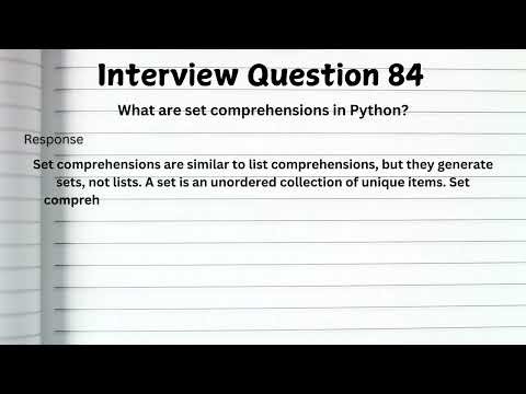 TOP 50+ Python Interview Questions & Answers | Freshers & Experienced Candidates | Crack Interviews