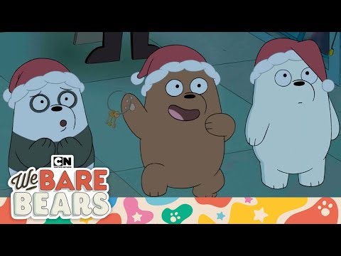Cute Christmas Movie Night with Snacks | We Bare Bears | Cartoon Network
