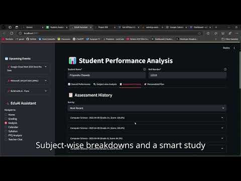 EduAI Assistant – AI-Powered Teaching Assistant for GDSC Hackathon 2025
