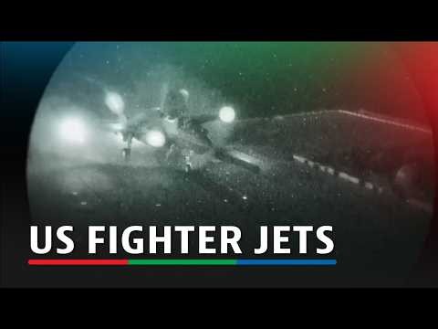U.S. military releases video said to show jets taking off from ship for strikes in Iran