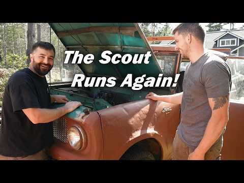 The Scout 80's Fueling Problem Gets Fixed! She's Movin!!!