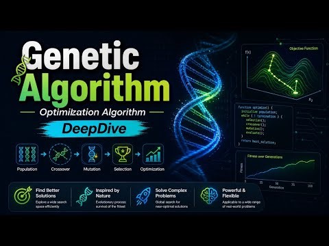 Genetic Algorithm Deep Dive 🧬 | Step-by-Step Explained