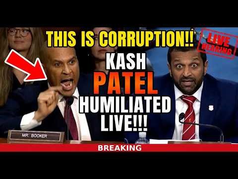 Senate MELTDOWN: Booker SHREDS Kash Patel for DESTROYING America’s FBI & Hiding Epstein Files!