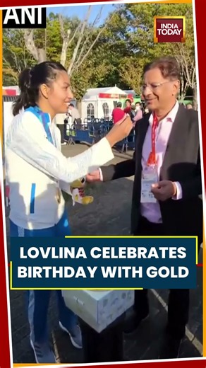 Asian Games 2026: Gold Medallist Lovlina Borgohain Celebrates Birthday With Athletes #asiangames