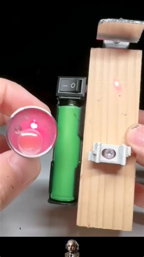 Laser Beam Meets Flame 🔥🔴 Mind-Blowing Experiment!#shorts#sigma