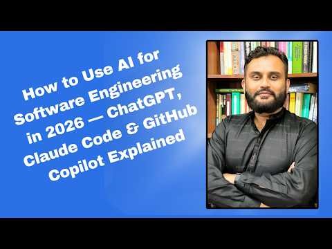 How to Use AI for Software Engineering in 2026 — ChatGPT, Claude Code & GitHub Copilot Explained