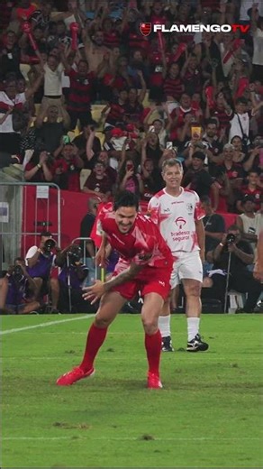 E TEVE ATÉ GOL DE BICICLETA NO JOGO DAS ESTRELAS 2025! ⚽🤩 #flamengotv #jogodasestrelas