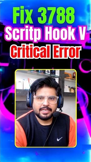 Fix Script Hook V Error GTA 5 3788 PC (2026) #shorts