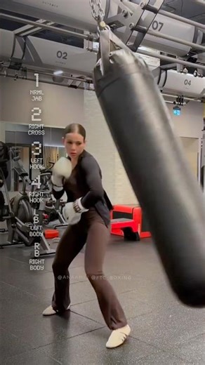 Anaami WHIPS the Boxing Heavy Bag