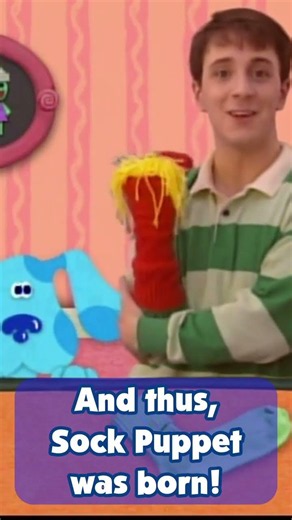 Blue's Clues Short 4 - Origins of Sock Puppet #bluesclues #sockpuppet #newspaperhats