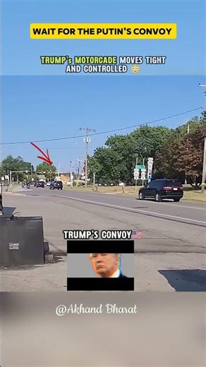 TRUMP & PUTIN Motorcade Power Display 🚘🔥