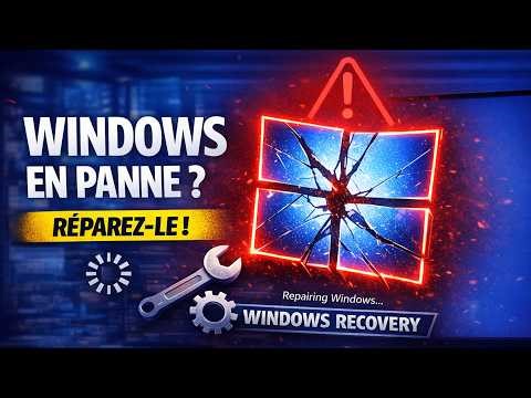 🔥 Windows 11: Réparez Votre PC en 5 Minutes ! (Réinitialiser, Démarrage avancé, Réparation complète)