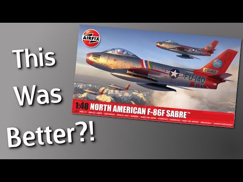 This Kit Has Better Paint Schemes? Airfix F-86F Sabre Model Kit - Unboxing Review