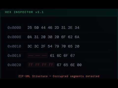 How to Fix Corrupted Word, Excel & PDF Files: Binary Diagnostic Tool [FREE]