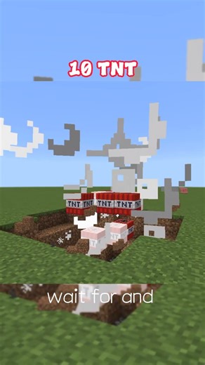 1 TNT vs 100 TNT 😱 | Minecraft Explosion Test