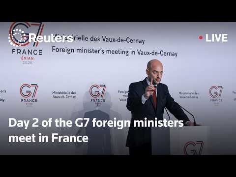 LIVE: Day 2 of the G7 foreign ministers meet