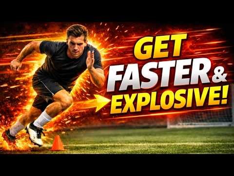 2 Speed Drills That Will Make You Faster and More Explosive (Soccer Training)