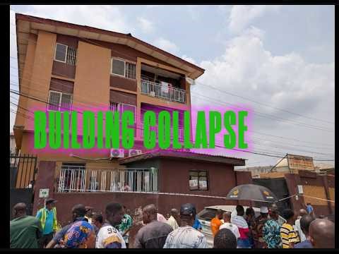 Students Escape as Four-Storey Building Collapses in Lagos-Watch