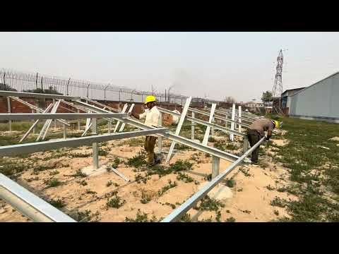 Ground mounting Solar Structure Erection 160Kwp