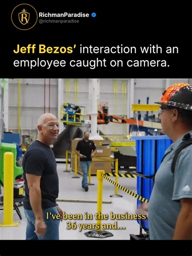 Jeff Bezos gave a rare look inside Blue Origin's massive rocket factory near Cape Canaveral, Florida, spanning approximately 750,000 square feet. The facility showcases enormous rocket components, active assembly lines, and the incredible scale behind the development of New Glenn, the company's heavy-lift rocket. During the tour, featured on the YouTube channel Everyday Astronaut, an employee approached Bezos to express his appreciation for the company. Having worked for several other companies 