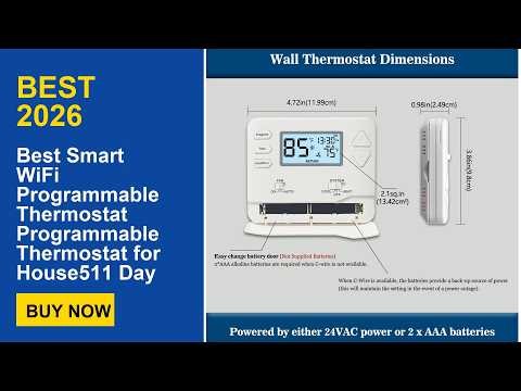 Best Smart WiFi Programmable Thermostat Programmable Thermostat for House511 Day